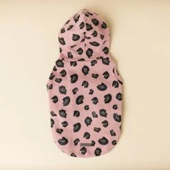 Huts And Bay Leopard Hoodie Purple