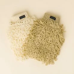 Max-bone Wear Curly Knit Sweater Peach