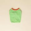 Dentists Appointment Gingham Puff Sleeve Tee Green Wear