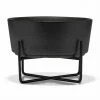 Waggo Simple Solid Bowl + Holder Black Live