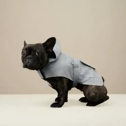 The Barkers Light Grey Bandit Raincoat