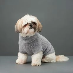 The Barkers Light Grey Fido Turtleneck Wear