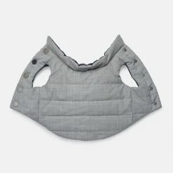 The Barkers Outerwear Light Grey Duke Puffer Vest