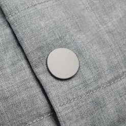 The Barkers Outerwear Light Grey Duke Puffer Vest