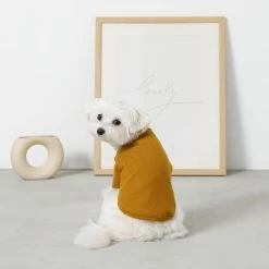 Mon Cheri Simple Piping Pullover Mustard Wear