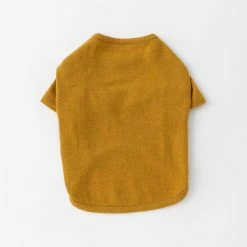 Mon Cheri Simple Piping Pullover Mustard Wear