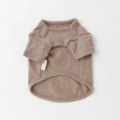 Mon Cheri Simple Piping Pullover Brown