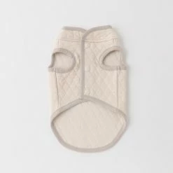 Mon Cheri Outerwear Color Scheme Quilted Vest Ivory