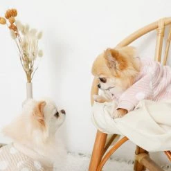 Mon Cheri Dot Quilted Top Pink