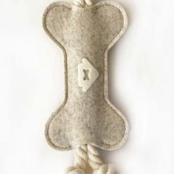 House Dogge Play Binky Tug Toy Oatmeal