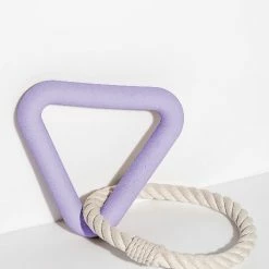 Wild One Triangle Tug Toy Lilac