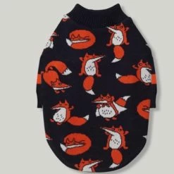 And Blank Wear Captain Fox Navy Sweater