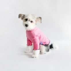 Cote A Cote Lettuce Crop Tee Pink Wear