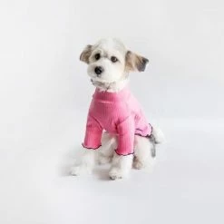 Cote A Cote Lettuce Crop Tee Pink Wear