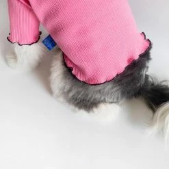 Cote A Cote Lettuce Crop Tee Pink Wear