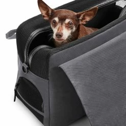 Just Fred Destination Dog Tote Grey Carry