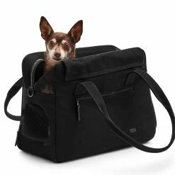 Just Fred Carry Destination Dog Tote Black