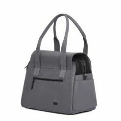 Just Fred Destination Dog Tote Grey Carry