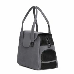 Just Fred Destination Dog Tote Grey Carry