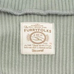 The Furryfolks High V-Neck Tee Sage