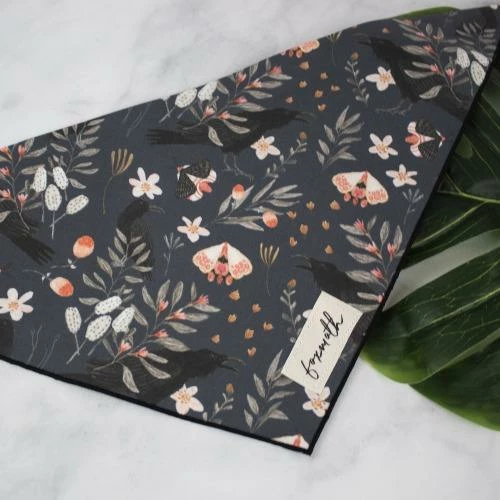 Brand new โ FoxMoth Midnight Crow Bandana ๐งจ 4 FoxMoth Midnight Crow Bandana