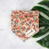 FoxMoth Style Peach Floral Bandana