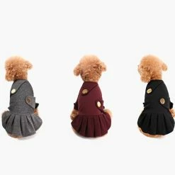 Huts And Bay Double Button Dress