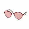The Paw Wag Company Heart Glasses Red