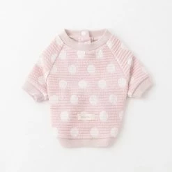 Mon Cheri Dot Quilted Top Pink