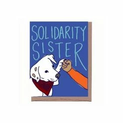 La Familia Green Paper Solidarity Sister Card