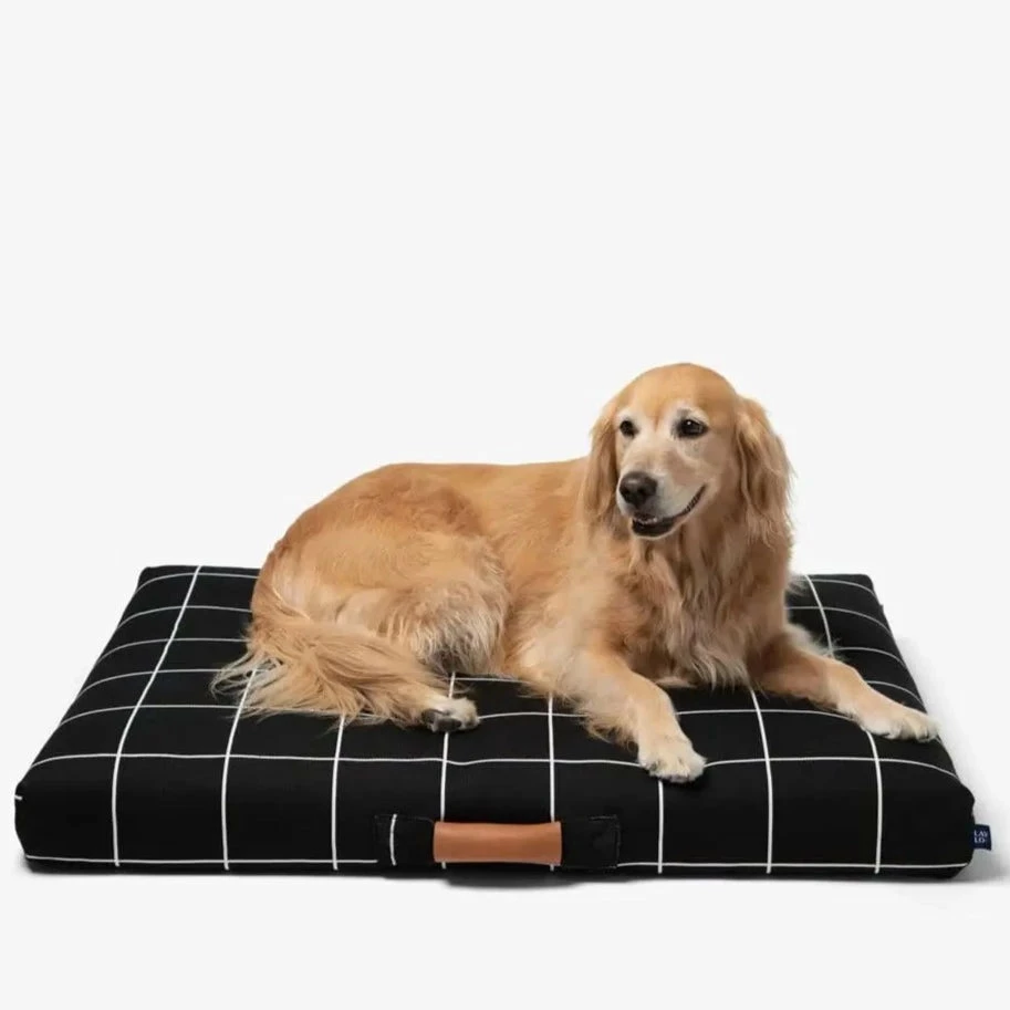 Brand new π€© LAY LO Black Grid π Dog Bed Or Bed Cover π 4 LAY LO Black Grid Dog Bed Or Bed Cover