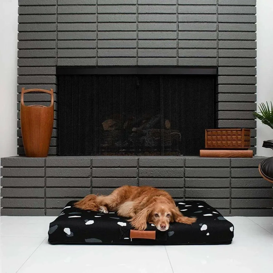Hot Sale ๐ LAY LO Live Black Terrazzo Mid-Century Modern ๐ Dog Bed Or Bed Cover ๐ 6 LAY LO Live Black Terrazzo Mid-Century Modern Dog Bed Or Bed Cover