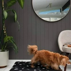 LAY LO Live Black Terrazzo Mid-Century Modern Dog Bed Or Bed Cover