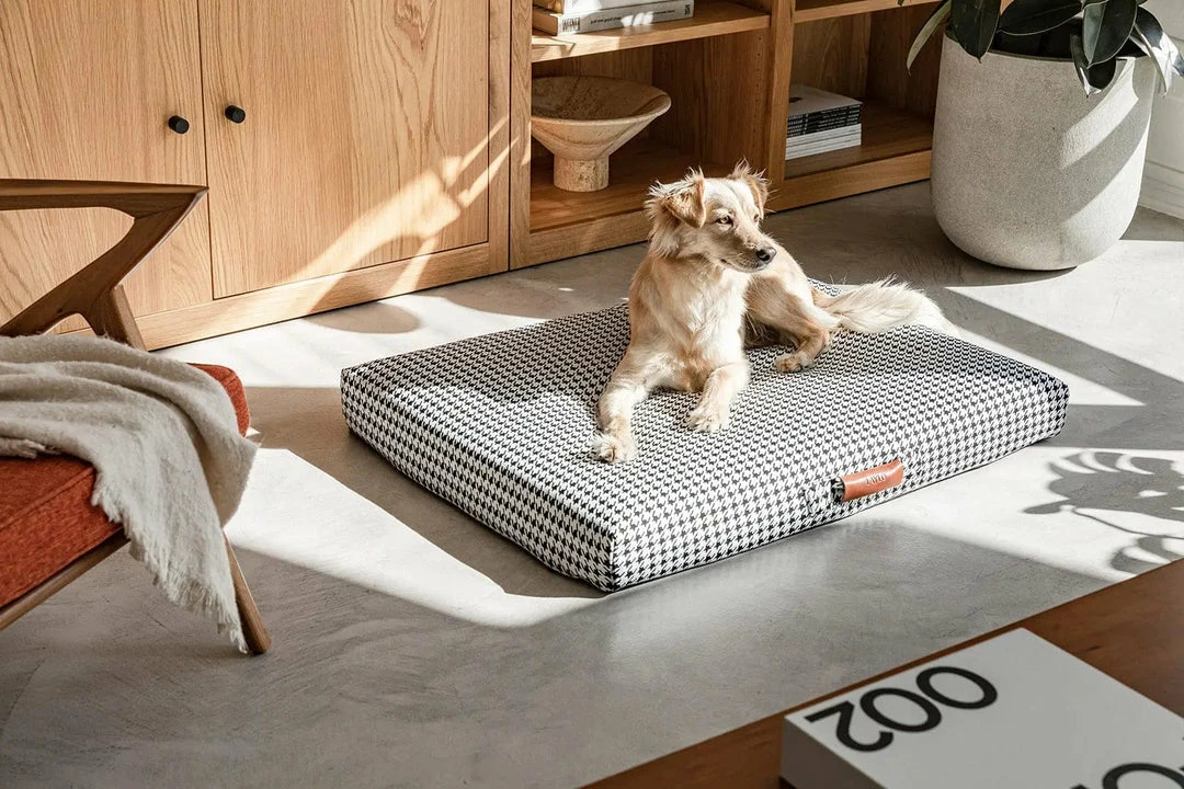 New ๐ LAY LO Live Houndstooth ๐ถ Dog Bed Or Bed Cover ๐ 4 LAY LO Live Houndstooth Dog Bed Or Bed Cover