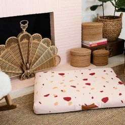Coupon โ๏ธ LAY LO Pink Terrazzo Mid-Century Modern ๐ฆฎ Dog Bed Or Bed Cover โ๏ธ 20 LAY LO Pink Terrazzo Mid-Century Modern Dog Bed Or Bed Cover
