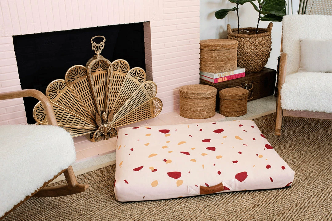 Coupon โ๏ธ LAY LO Pink Terrazzo Mid-Century Modern ๐ฆฎ Dog Bed Or Bed Cover โ๏ธ 10 LAY LO Pink Terrazzo Mid-Century Modern Dog Bed Or Bed Cover
