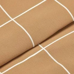 LAY LO Live Tan Grid Dog Bed Or Bed Cover