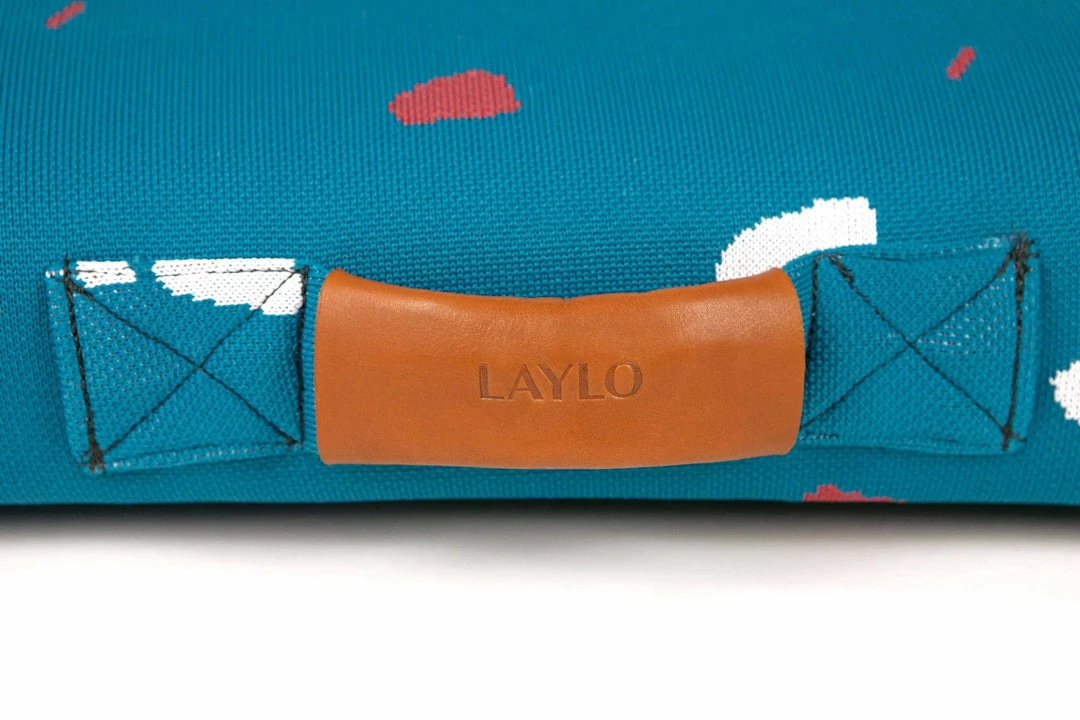 Coupon ⭐ LAY LO Teal Terrazzo Mid-Century Modern 🦮 Dog Bed Or Bed Cover 🥰 7 LAY LO Teal Terrazzo Mid-Century Modern Dog Bed Or Bed Cover