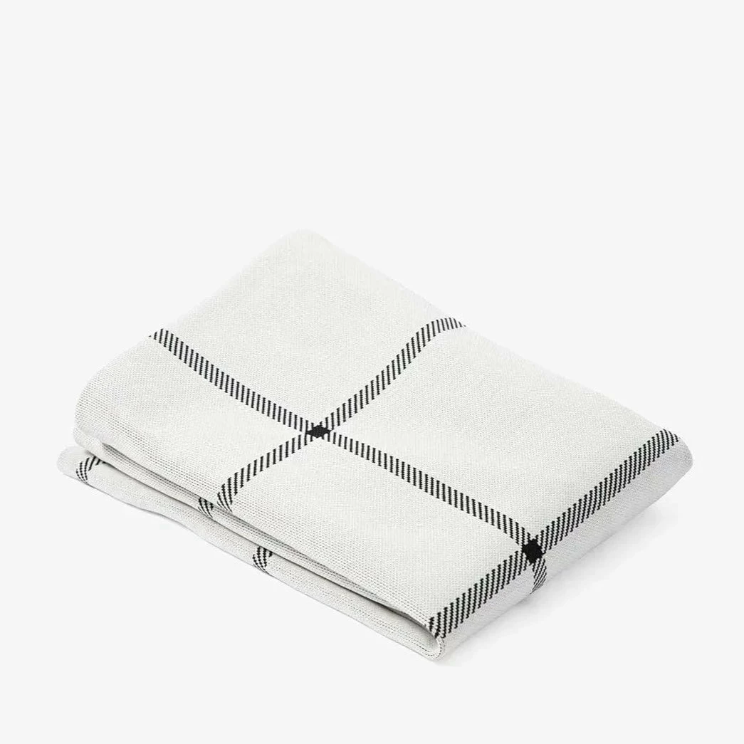 Hot Sale 💯 LAY LO Live White Plaid 🐶 Dog Bed Or Bed Cover 🔥 8 LAY LO Live White Plaid Dog Bed Or Bed Cover