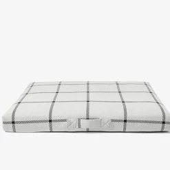 Hot Sale 💯 LAY LO Live White Plaid 🐶 Dog Bed Or Bed Cover 🔥 16 LAY LO Live White Plaid Dog Bed Or Bed Cover