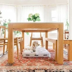 LAY LO White Rain Boho Dog Bed Or Bed Cover