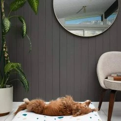 LAY LO Live White Terrazzo Mid-Century Modern Dog Bed Or Bed Cover