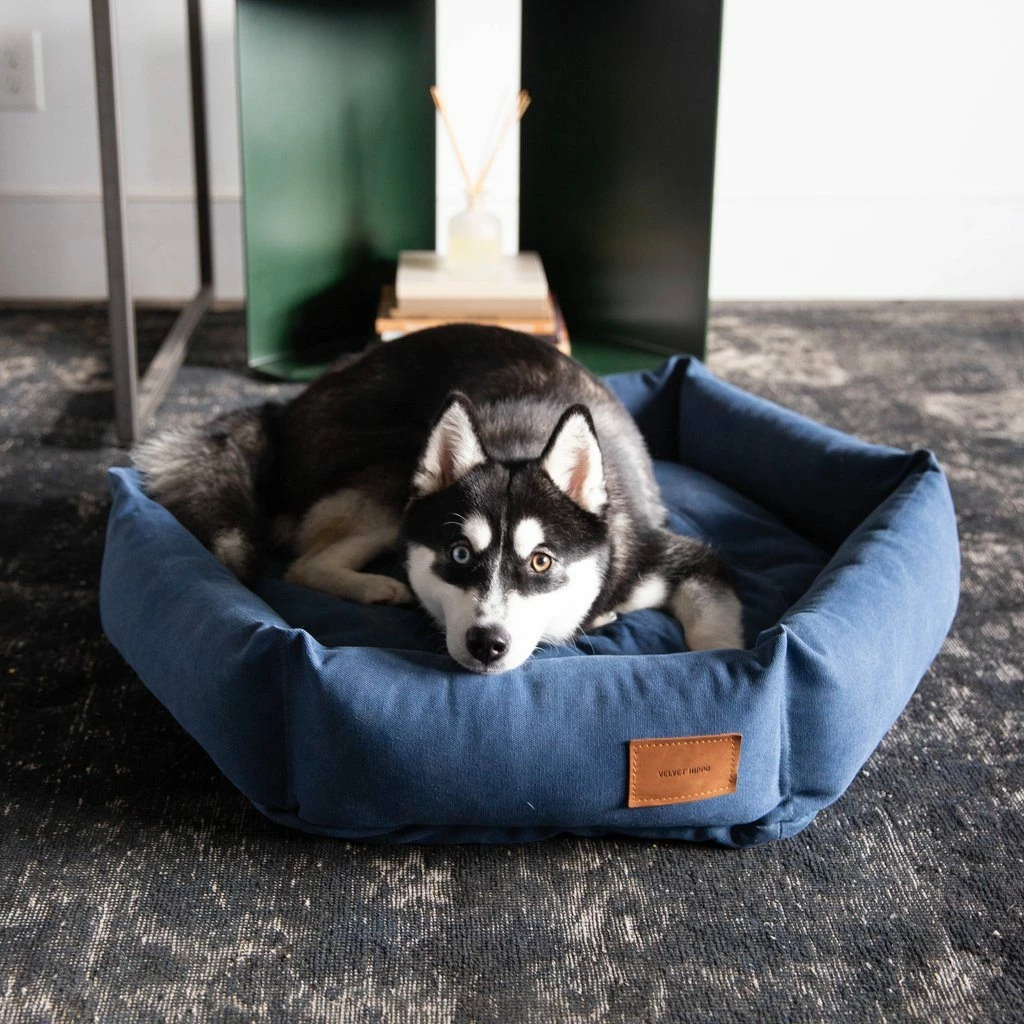 Discount ๐คฉ Velvet Hippo Canvas Hex Cushion - Ocean ๐ 3 Velvet Hippo Canvas Hex Cushion - Ocean