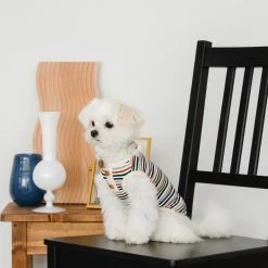 Discount 🤩 Mon Cheri Ribbed Button Stripe Top 🛒 15 Mon Cheri Ribbed Button Stripe Top