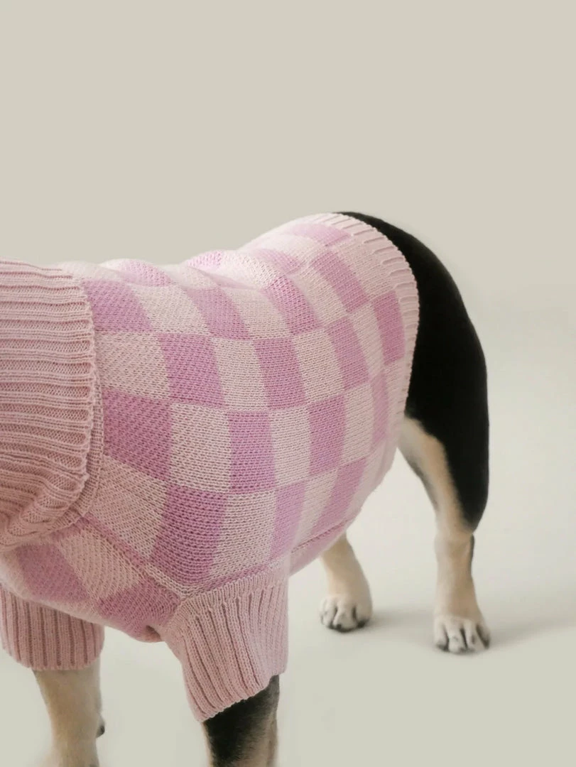 Wholesale π₯ Bark And Tumble New Pink Checkerboard Turtleneck π 6 Bark And Tumble New Pink Checkerboard Turtleneck