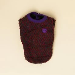 Cote A Cote Wear Boucle Cardigan Plum