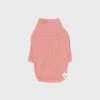 Small Stuff Ribbed Turtleneck Tee Pink Wear