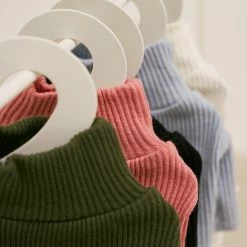 Small Stuff Ribbed Turtleneck Tee Olive Wear