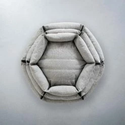 Hot Sale ๐ Velvet Hippo Live Canvas Hex Cushion - Stone ๐ฅ 16 Velvet Hippo Live Canvas Hex Cushion - Stone