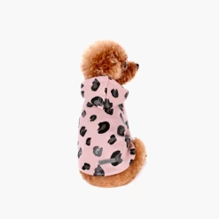 Huts And Bay Leopard Hoodie Purple